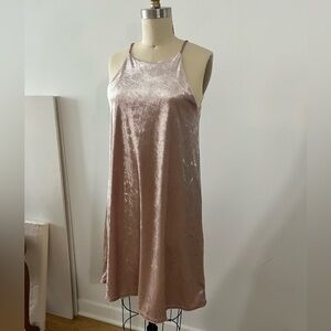 Charming Charlie Velour High Neck Dress